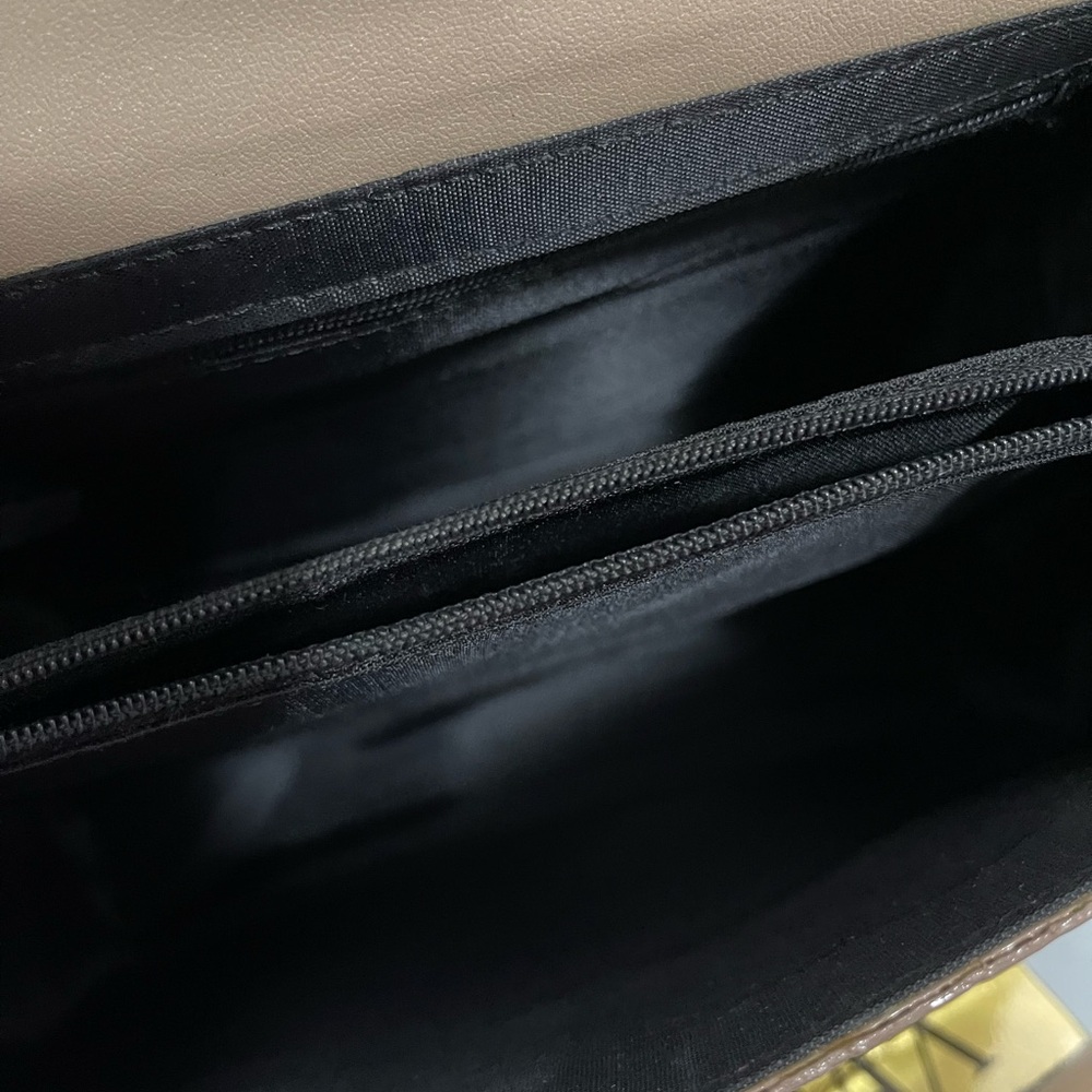IMAX Genuine Leather Top Handle Bag Gold Hardware Made in Korea Rare Find - Picture 8 of 16